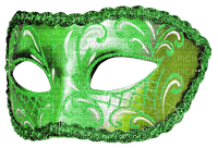 Mask.White.Green - png ฟรี