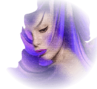 woman purple femme violet
