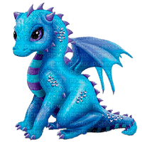 blue dragon by nataliplus - Free PNG