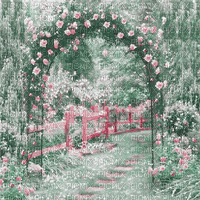 soave background animated vintage garden  rose - Gratis animeret GIF