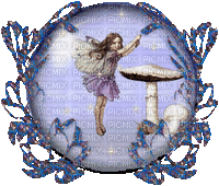 fairy snow globe - GIF เคลื่อนไหวฟรี