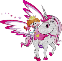 Unicorn pink princess licorne princesse rose