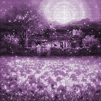 Y.A.M._Landscape purple - Gratis geanimeerde GIF
