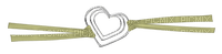Kaz_Creations Deco Ribbons  Heart Love Colours - zadarmo png