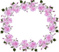 wreath roses - Бесплатный анимированный гифка