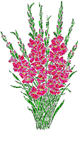 image encre animé effet scintillant ornement joyeux anniversaire briller coin fleurs edited by me - Безплатен анимиран GIF