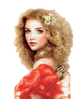 Girl with Daisies - png gratis