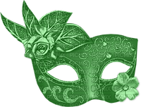 maske grün green - PNG gratuit