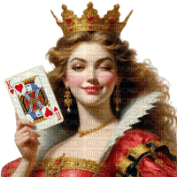 Queen of cards - png ฟรี