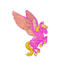 pink pegasus - GIF เคลื่อนไหวฟรี