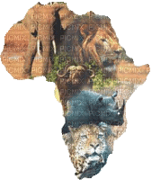Africa map bp - GIF animado grátis
