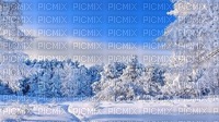 winter landscape--   vinter landskap - gratis png