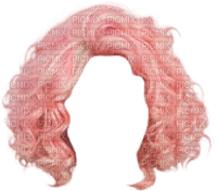 Wig, pink - PNG gratuit