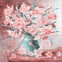 soave background animated vintage flowers spring - Ücretsiz animasyonlu GIF