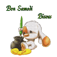 bon samedi bisous - Δωρεάν κινούμενο GIF
