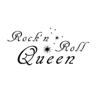 kikkapink rock queen text - Free PNG