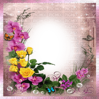 flower frame cadre fleur - gratis png