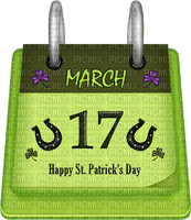 17. March. Saint Patricks Day. Leila - besplatni png