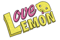 Lemon Text - Bogusia - Free PNG