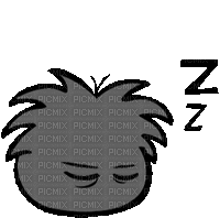 Black Puffle - Animovaný GIF zadarmo