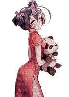 Anime and panda ❤️ elizamio - Free PNG