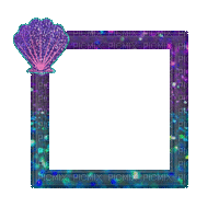 Small Purple/Blue Frame - GIF animado gratis