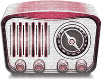 soave deco radio music vintage retro pink green - png ฟรี