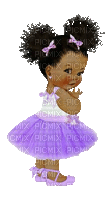 Baby, negroid, lila, - GIF animate gratis