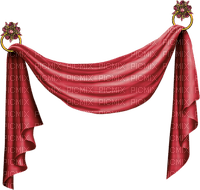 red drapery - PNG gratuit