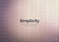 Simplicity Wordart - Quote - ilmainen png