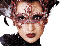 woman with mask bp - Free PNG