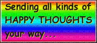 HAPPY THOUGHTS - PNG gratuit