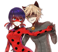 ladybug and cat noir ❤️ elizamio - bezmaksas png