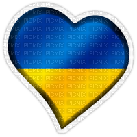 coeur avec l'Ukraine 🇺🇦🙏 - фрее пнг