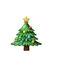 Christmas Tree Emoji - PNG gratuit