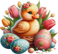 Easter  duckling by nataliplus - darmowe png