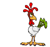 Nina chicken - Zdarma animovaný GIF