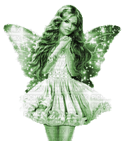 Y.A.M._Fantasy fairy green - Бесплатни анимирани ГИФ