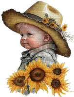 Sunflowers - Cowboy - Baby - png grátis