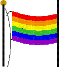 Animated Pride flag - Free animated GIF