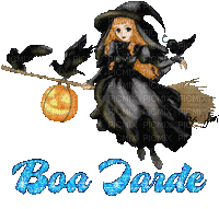 MMarcia gif  halloween bruxa witch - GIF animado grátis