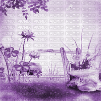 Y.A.M._Summer Fantasy tales background purple - Gratis geanimeerde GIF