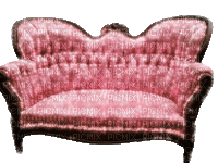 pink sofa - Бесплатни анимирани ГИФ