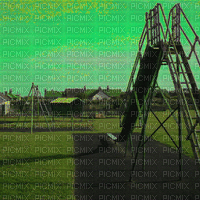 Green Playground Background - GIF animé gratuit