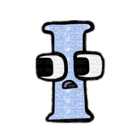 glitter I - alphabet lore - GIF animate gratis