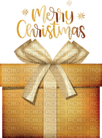 Merry Christmas Gift - PNG gratuit