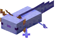Blue Axolotl - GIF animé gratuit