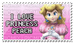♡I Love Princess Peach Stamp♡ - Animovaný GIF zadarmo
