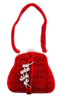 Kaz_Creations Deco Red Scrap Colours Bag Purse - Free PNG
