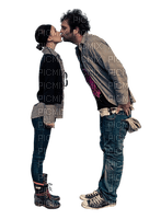 Kaz_Creations Couples Couple Kissing - png ฟรี